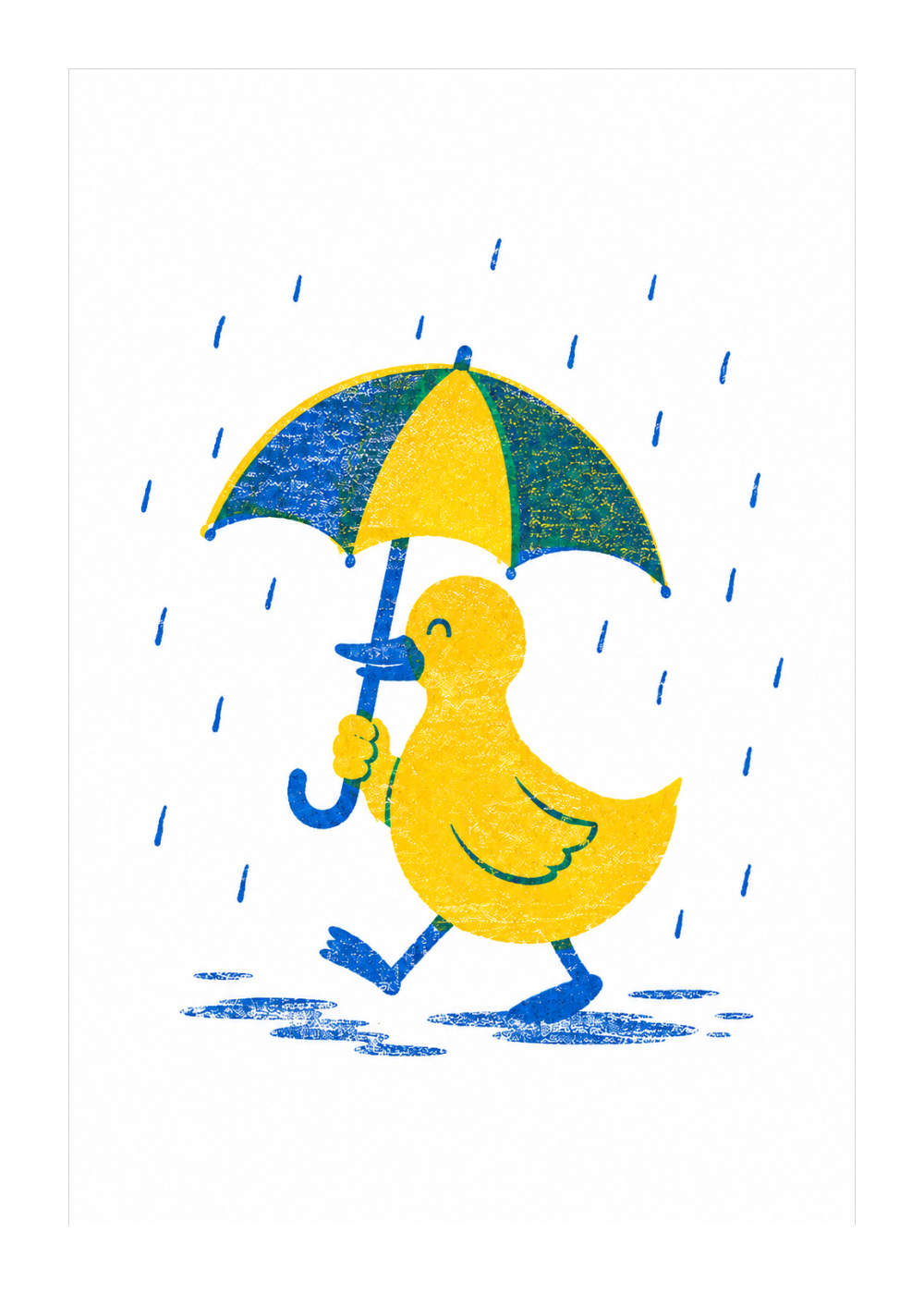 Riso-Druck Ente
